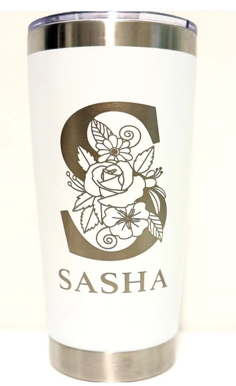 Custom engraved tumbler