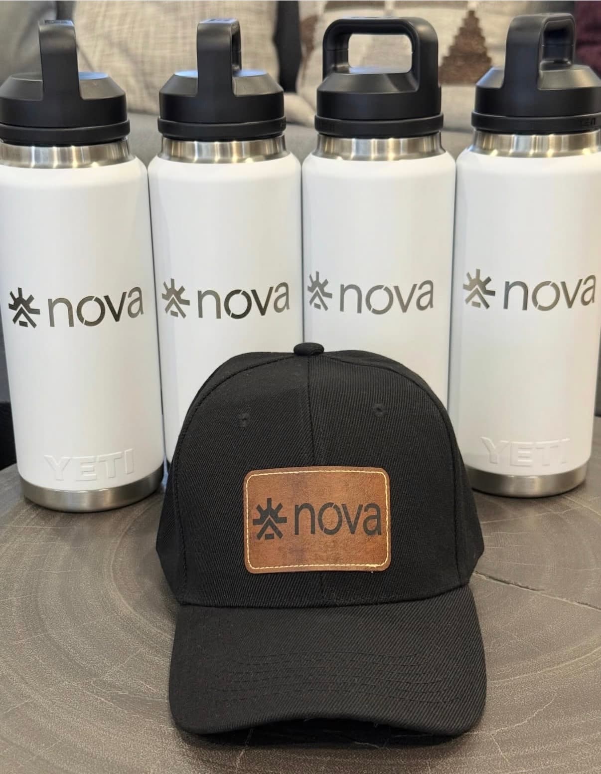 Custom engraved hat